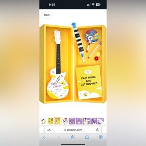 Kids musical instrument gift set